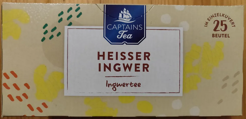 Heisser Ingwer Ingwertee