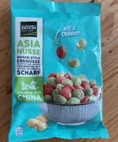 Asia Nüsse Wasabi Style Erdnüsse scharf