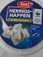 HERINGS-HAPPEN in Dill-Sahnesauce