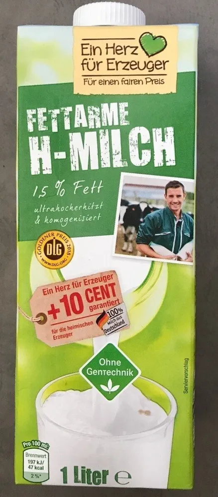 Fettarme H milch