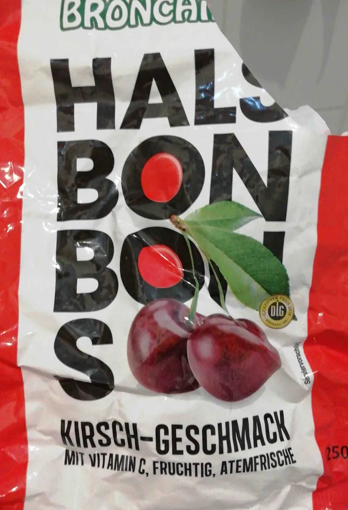 Halsbonbons, Kirschgeschmack