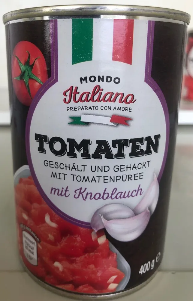 Tomaten mit Knoblauch