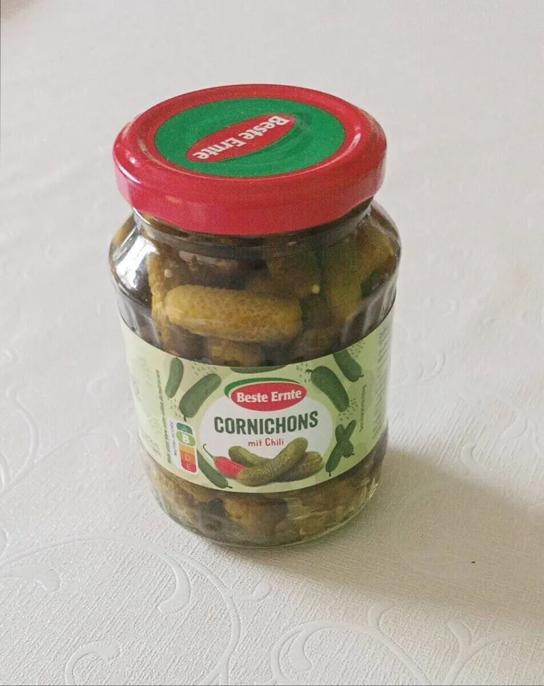 Cornichons scharf