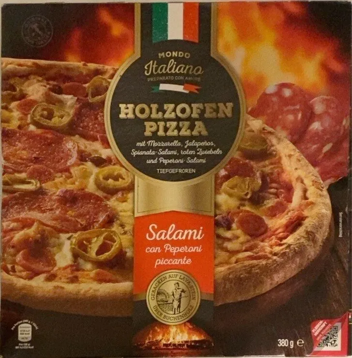 Holzofen Pizza Salami