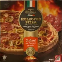 Holzofen Pizza Salami
