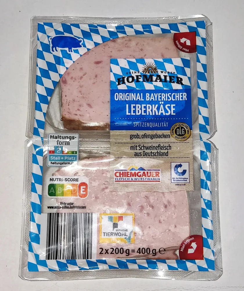 Bayerischer Leberkäse grob