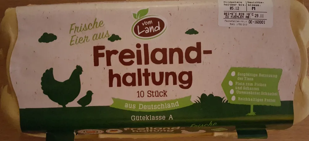 Frische Eier aus Freilandhaltung