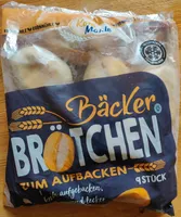 Bäcker Brötchen zum Aufbacken