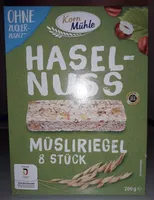 Müsliriegel - Haselnuss