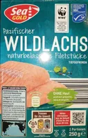 Wildlachs ohne Haut