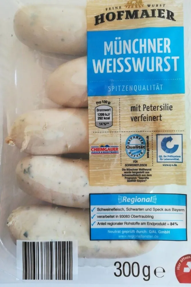 Munchner weisdwurst