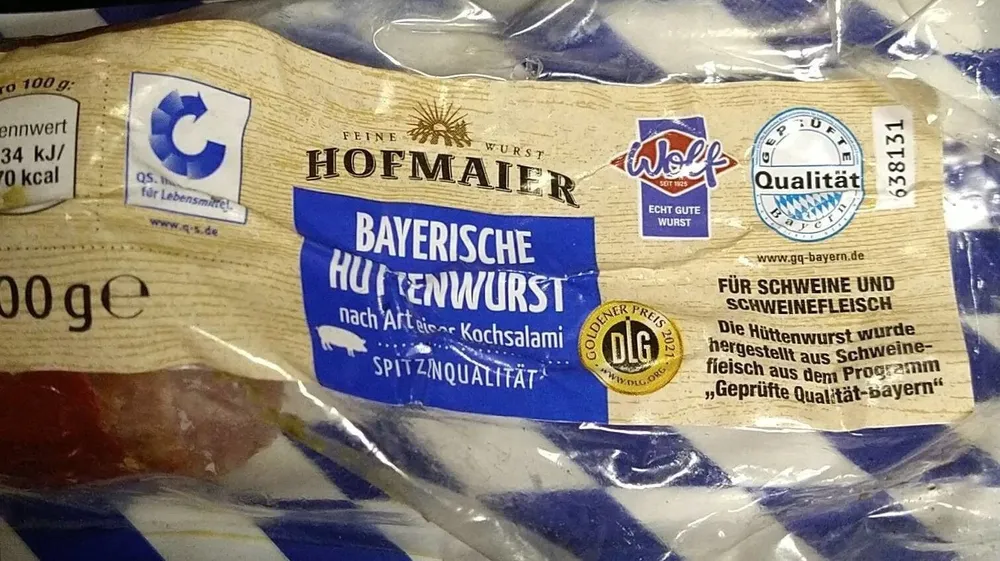 Bayerische Huttenwurst