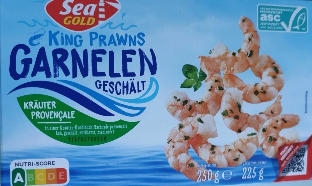 King Prawns Garnelen geschält