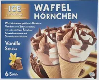 Waffelhörnchen Vanille-Schoko