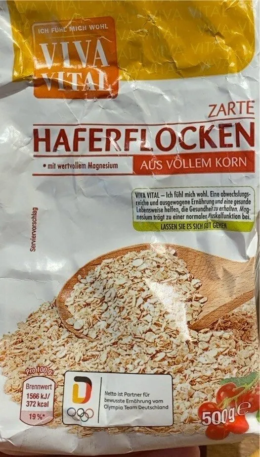 Zarte Haferflocken