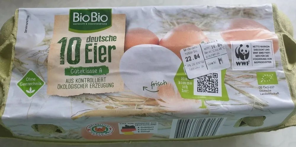 10 Eier Güteklasse A