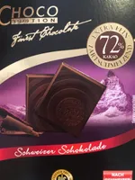 Schweizer Schokolade 72% KAKAO