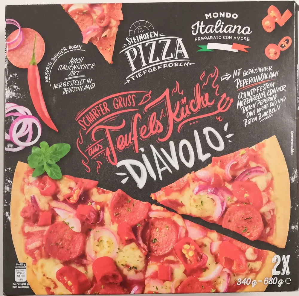 Steinofen Pizza Diavolo