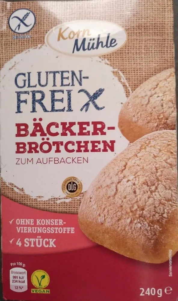 Bäcker-Brötchen Gluten-Frei