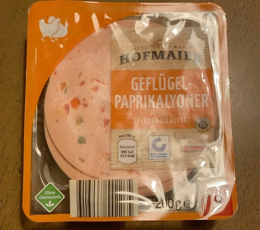 Geflügel Paprikalyoner