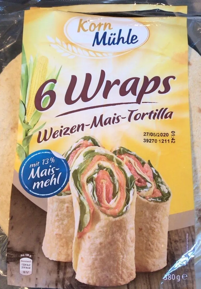 Weizen-Mais-Tortilla