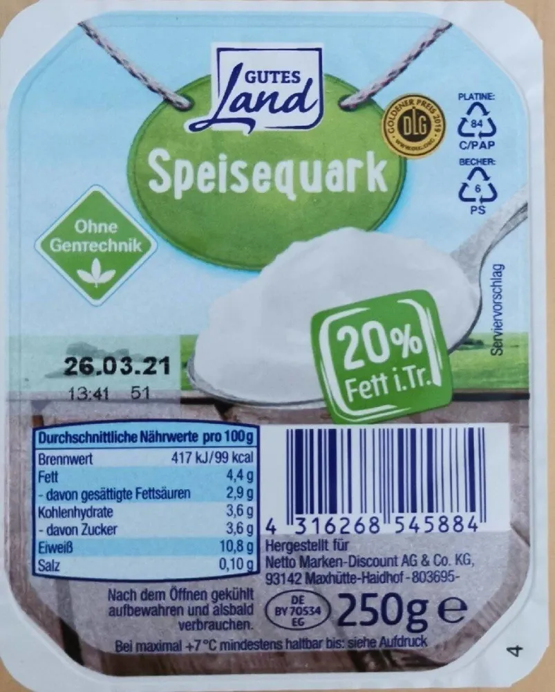 Speisequark