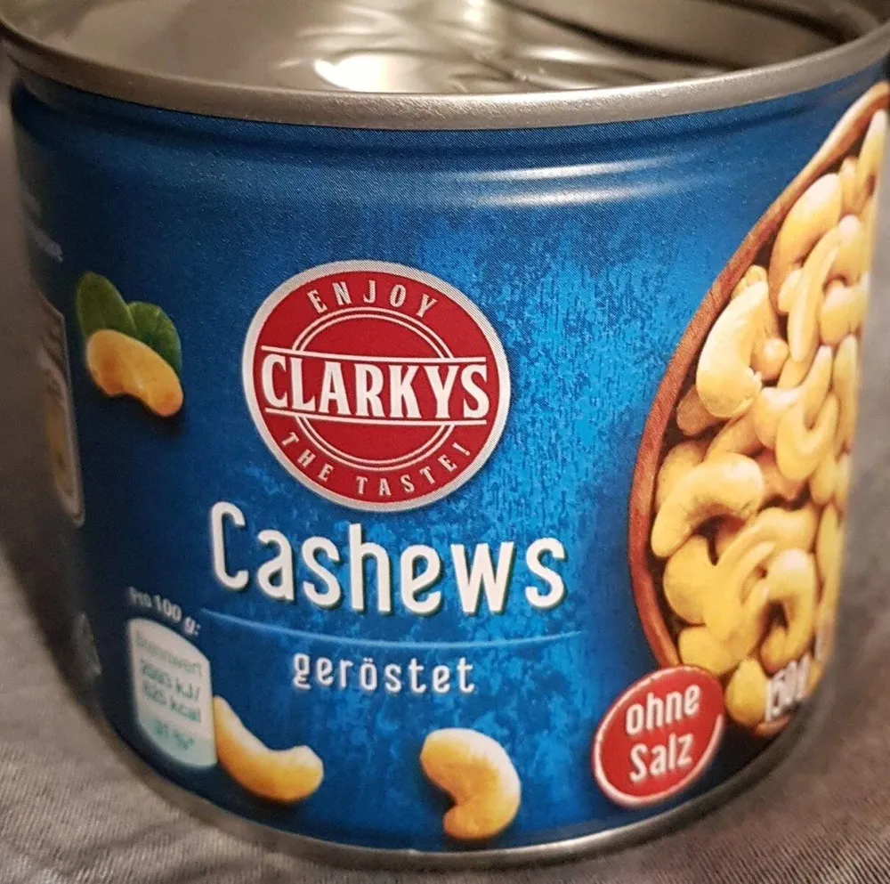 Cashews geroestet ungesalzen
