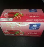 Früchtetee aromatisiert mit Erdbeer-Kirschgeschmack