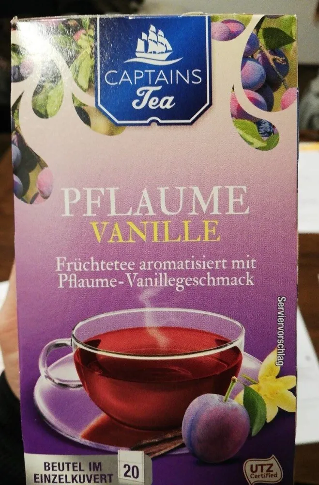 Tee Pflaume Vanille