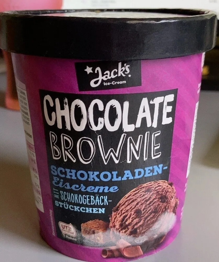 Chocolate Brownie Schokoladen-Eiscreme