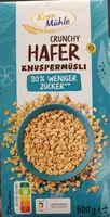 Hafer Knuspermüsli Crunchy, 30% weniger Zucker