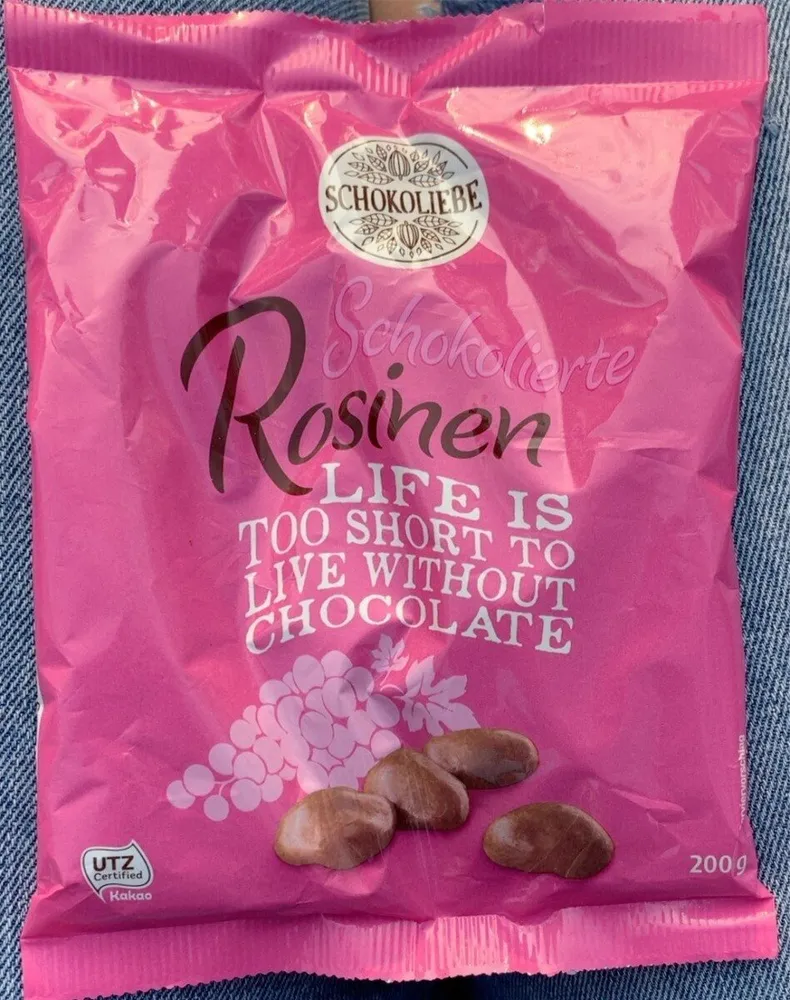 Schokolierte Rosinen