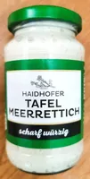 Tafel Meerrettich, scharf würzig