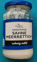 Sahne Meerrettich