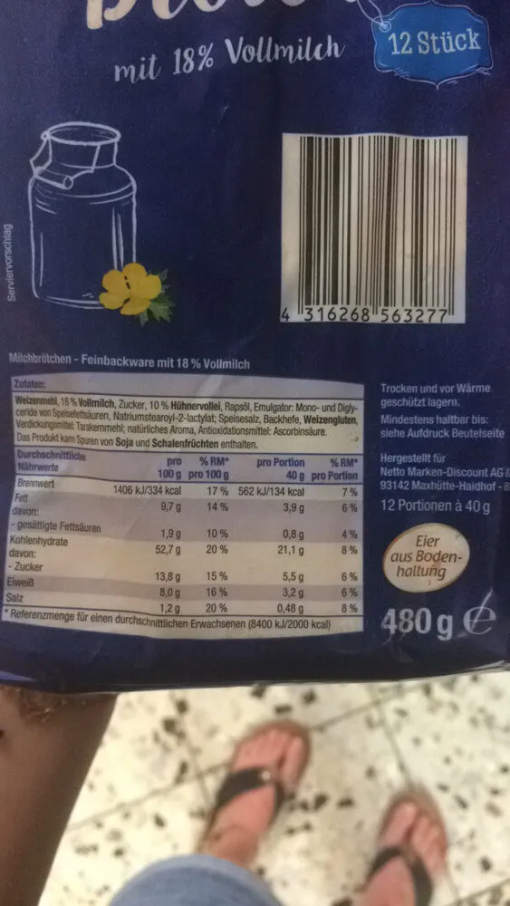 Milch Brötchen