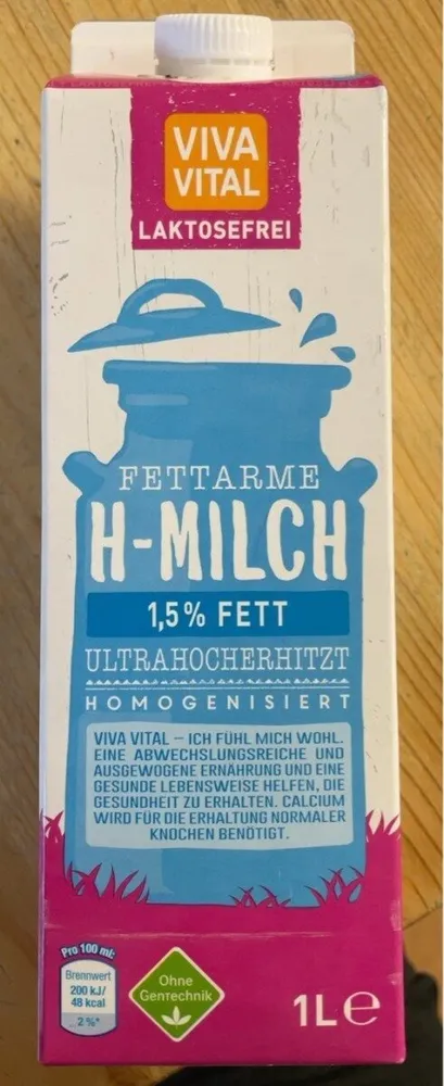 Fettarme H-Milch Laktosefrei