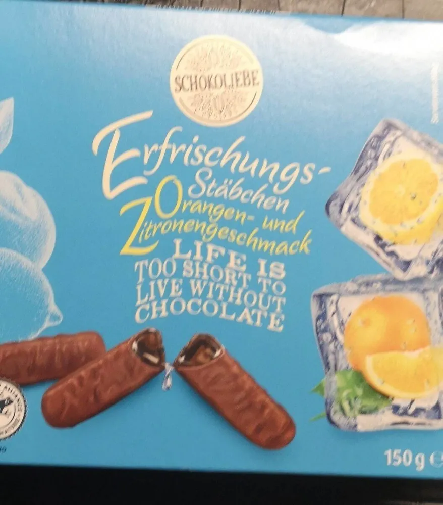 Erfrischungs Stäbchen Orangen & Zitronengeschmac