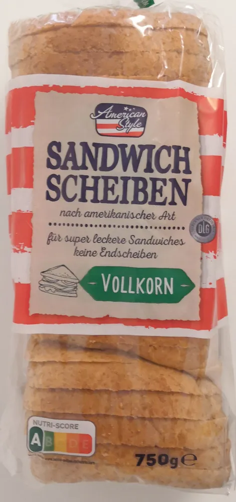 Sandwich Scheiben Vollkorn
