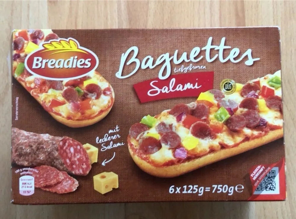 Salami Baguettes