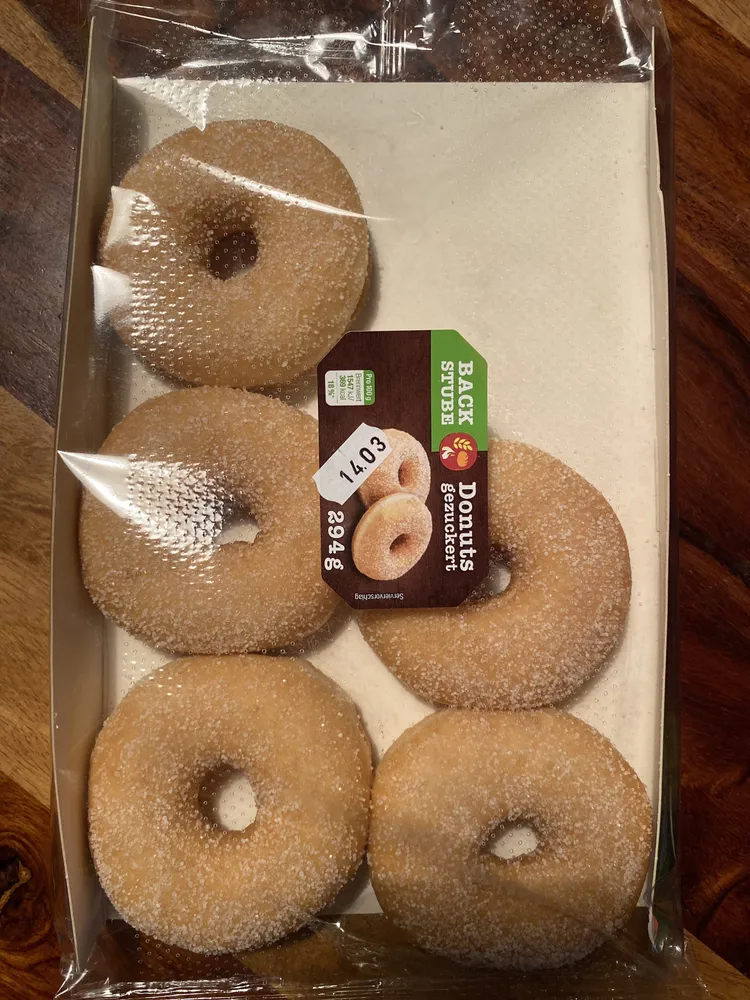 Donuts Gezuckert
