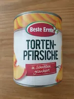 TORTEN-PFIRSICHE in Schnitten, gezuckert