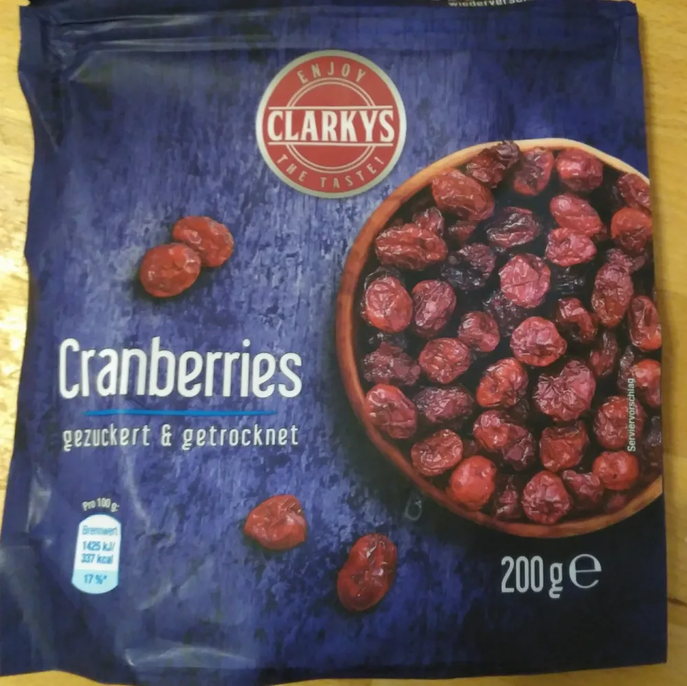 Cranberries gezuckert & getrocknet