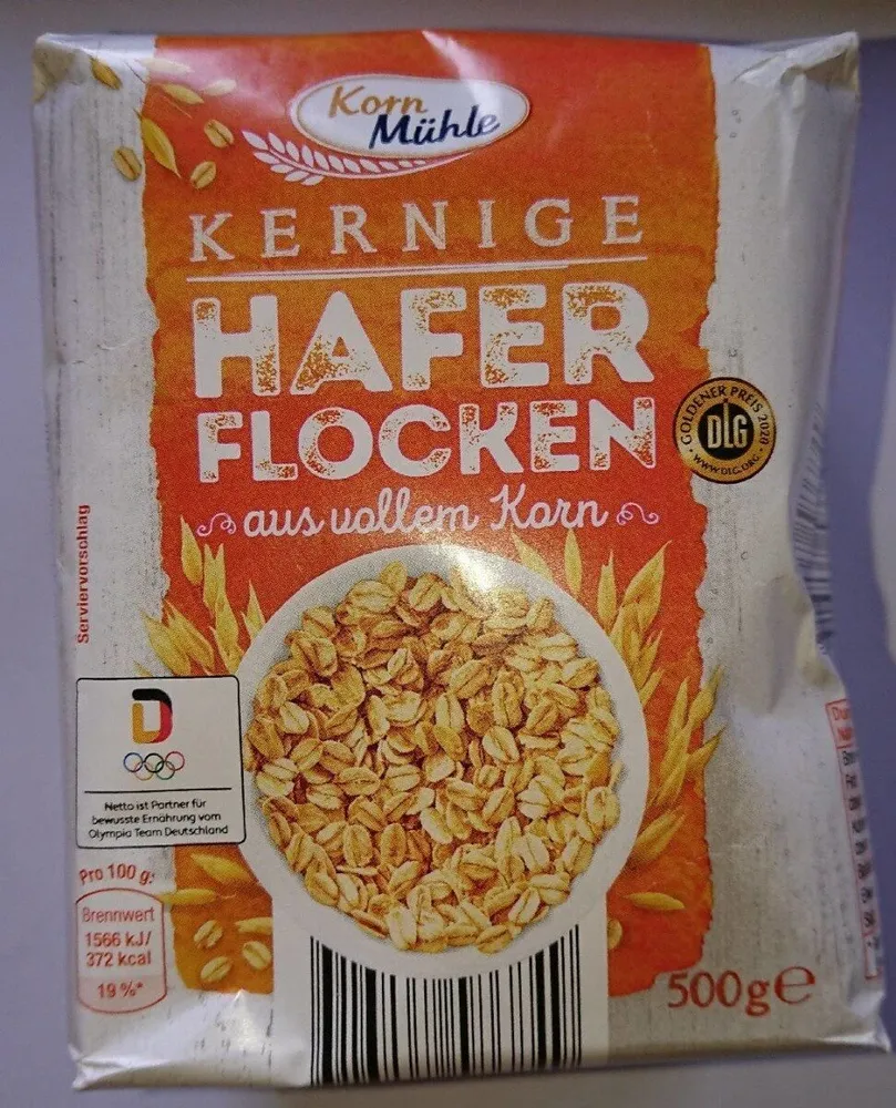 Kernige Haferflocken