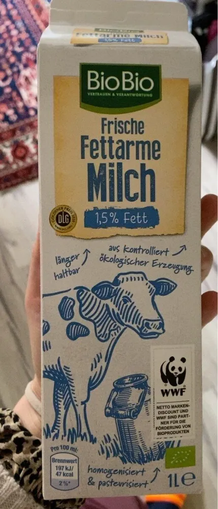 Fettarme Milch