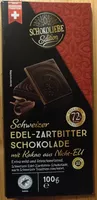 Schweizer Edel Zartbitter Schokolade