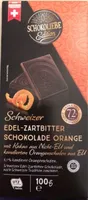 Schweizer Edel-Zartbitter Scokolade Orange