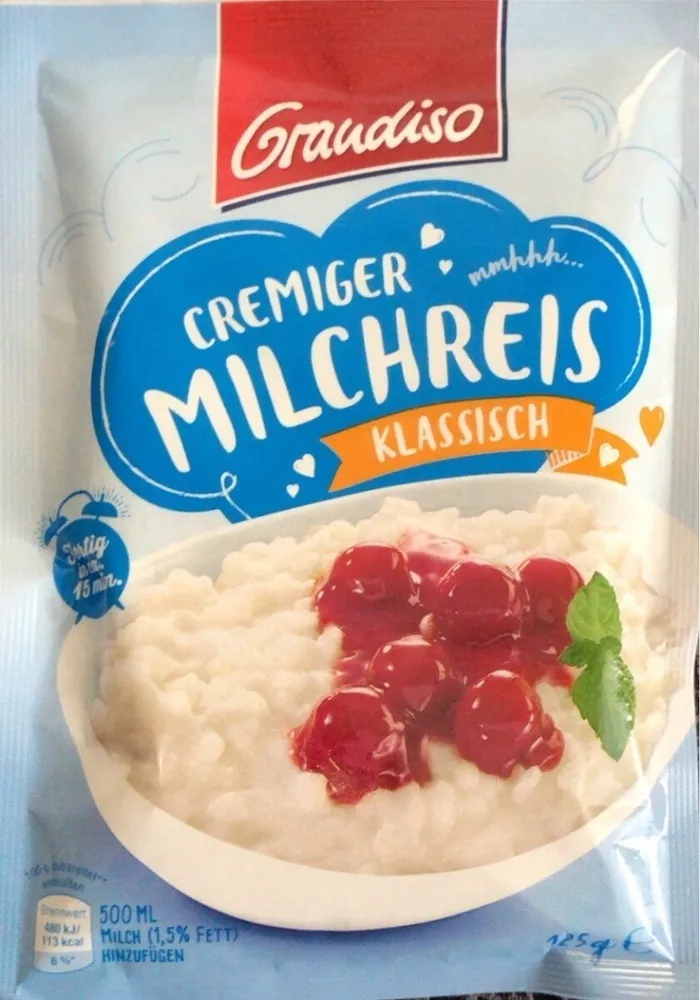 Cremiger Milchreis Klassisch