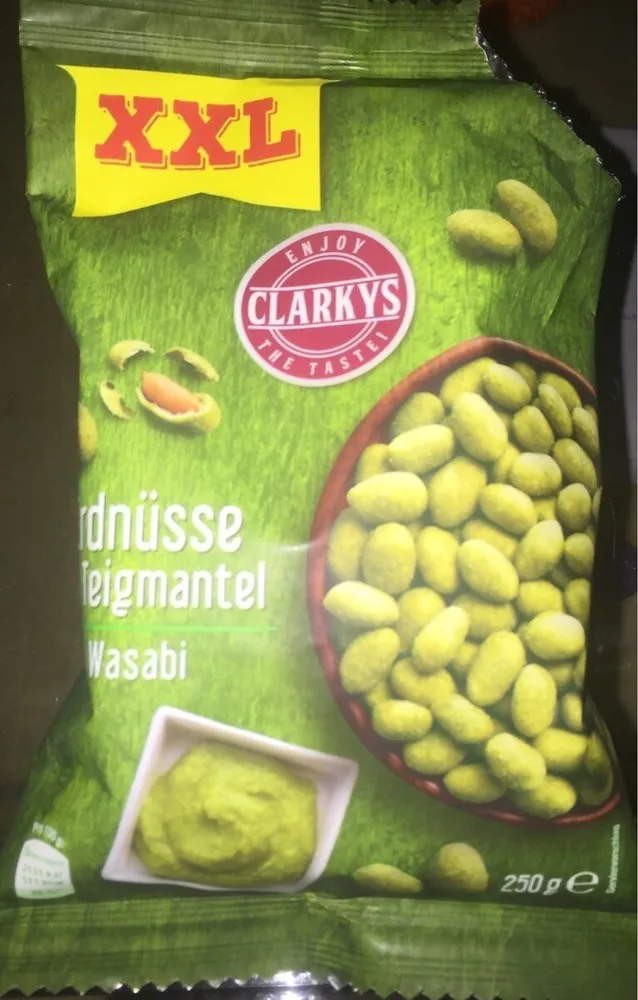 Erdnusse mit teigmantel wasabi