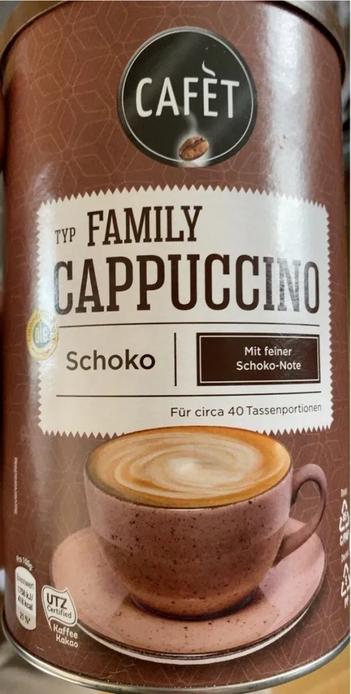 Family Cappucino Schoko
