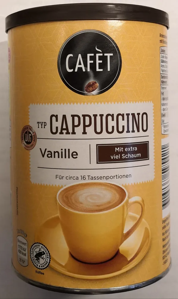Typ Cappuccino Vanille